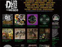 Tablet Screenshot of dubirationsoundsystem.com